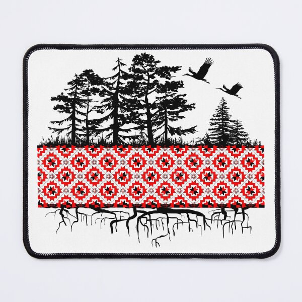 Item preview, My roots . Symbolic traditional pattern. Black  designed and sold by Sitenkovamary.