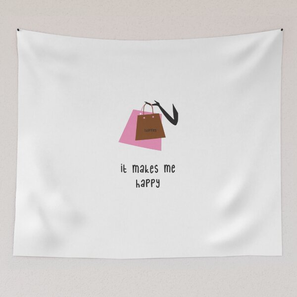 Item preview, it makes me happy-Shopping designed and sold by ginswins.