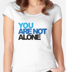 You Are Not Alone - Dear Evan Hansen Women's Fitted Scoop T-Shirt