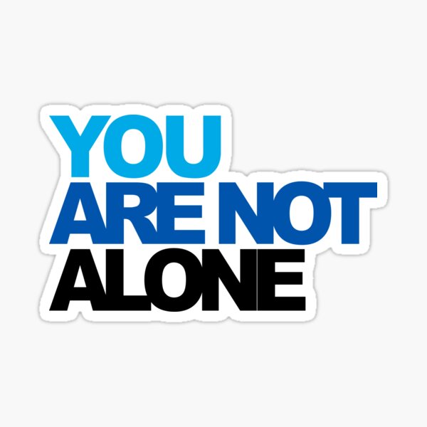 MICHAEL JACKSON - Vinyl Sticker - You Are Not Alone Lyrics Quote Face Image  Love