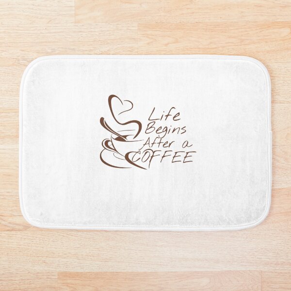 Item preview, LIFE BEGINS AFTER A COFFEE designed and sold by YOSPACE.