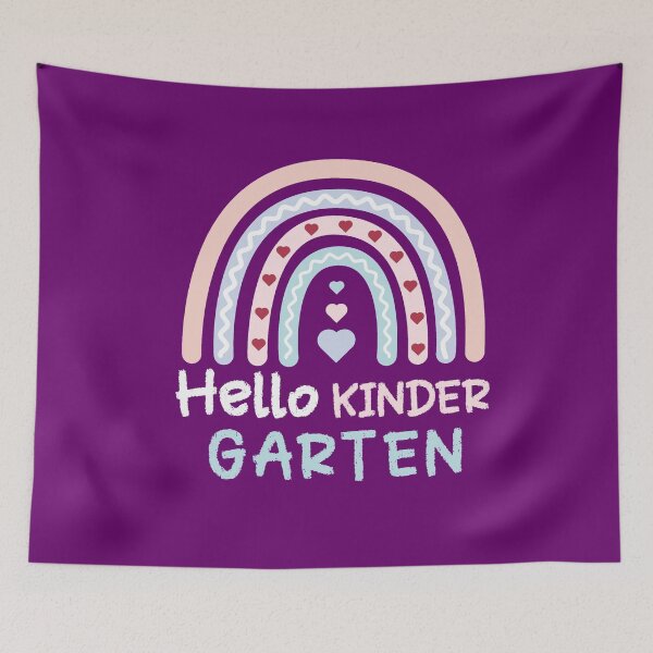 Item preview, Hello Kindergarten Cool Rainbow Design designed and sold by FLASHOP.