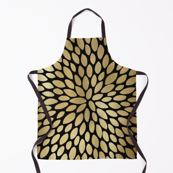 Artikelvorschau, Floral Bloom in Black and Gold entworfen und verkauft von meggydesigns.