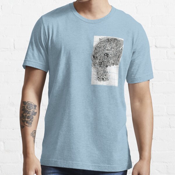 Cell Skull on Graph Paper, hh5art Essential T-Shirt