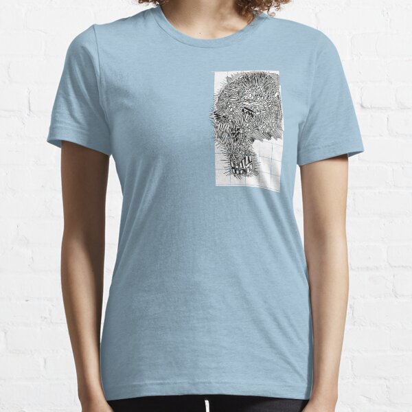 Cell Skull on Graph Paper, hh5art Essential T-Shirt