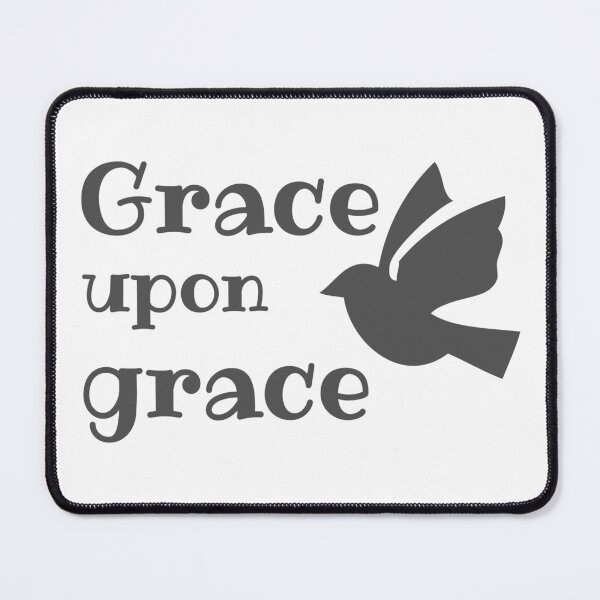 Item preview, Christian Design - Grace Upon Grace with Dove designed and sold by simplydesignart.