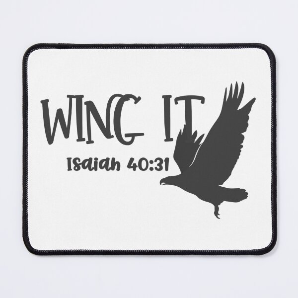 Item preview, Christian Design - Wing It - Isaiah 40 verse 31 designed and sold by simplydesignart.