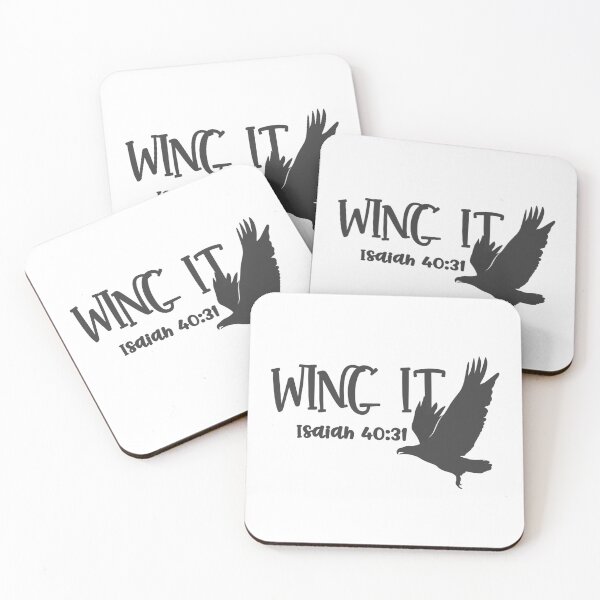 Item preview, Christian Design - Wing It - Isaiah 40 verse 31 designed and sold by simplydesignart.
