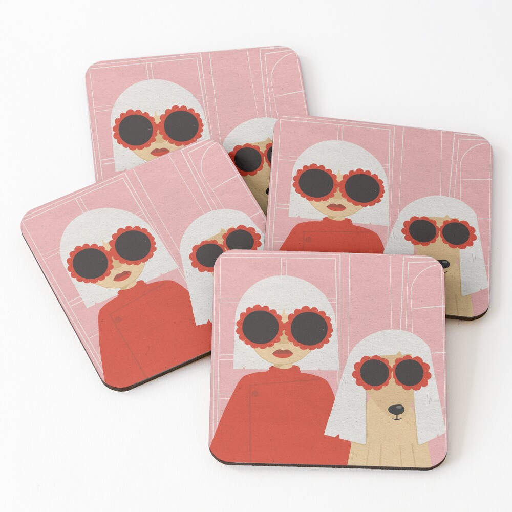 Item preview, Coasters (Set of 4) designed and sold by Mister-Lapin.