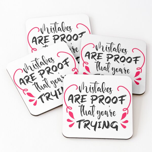 Item preview, Mistakes are proof youre trying 2 designed and sold by Escapene.