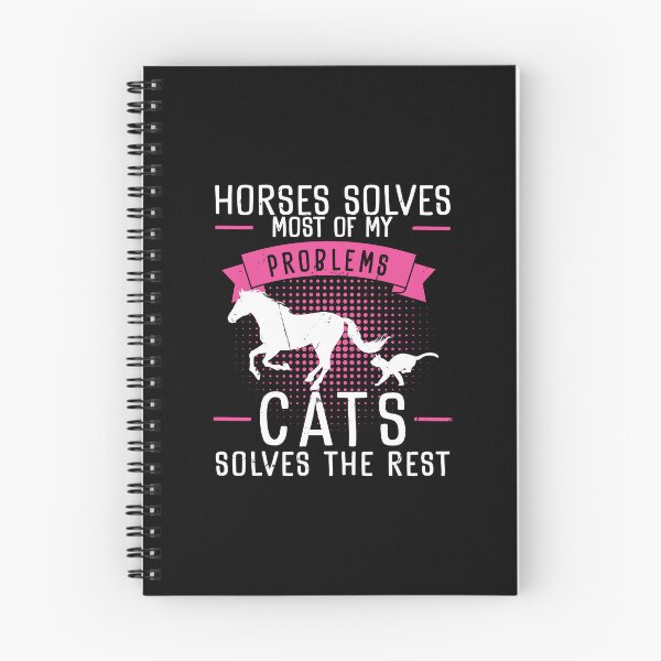 Item preview, Horses Solves Most Of My Problems Cats Solves The Rest designed and sold by StrongShirts.