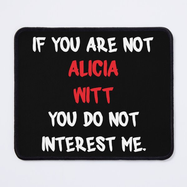 Item preview, Alicia Witt - If you are not designed and sold by 2Girls1Shirt.