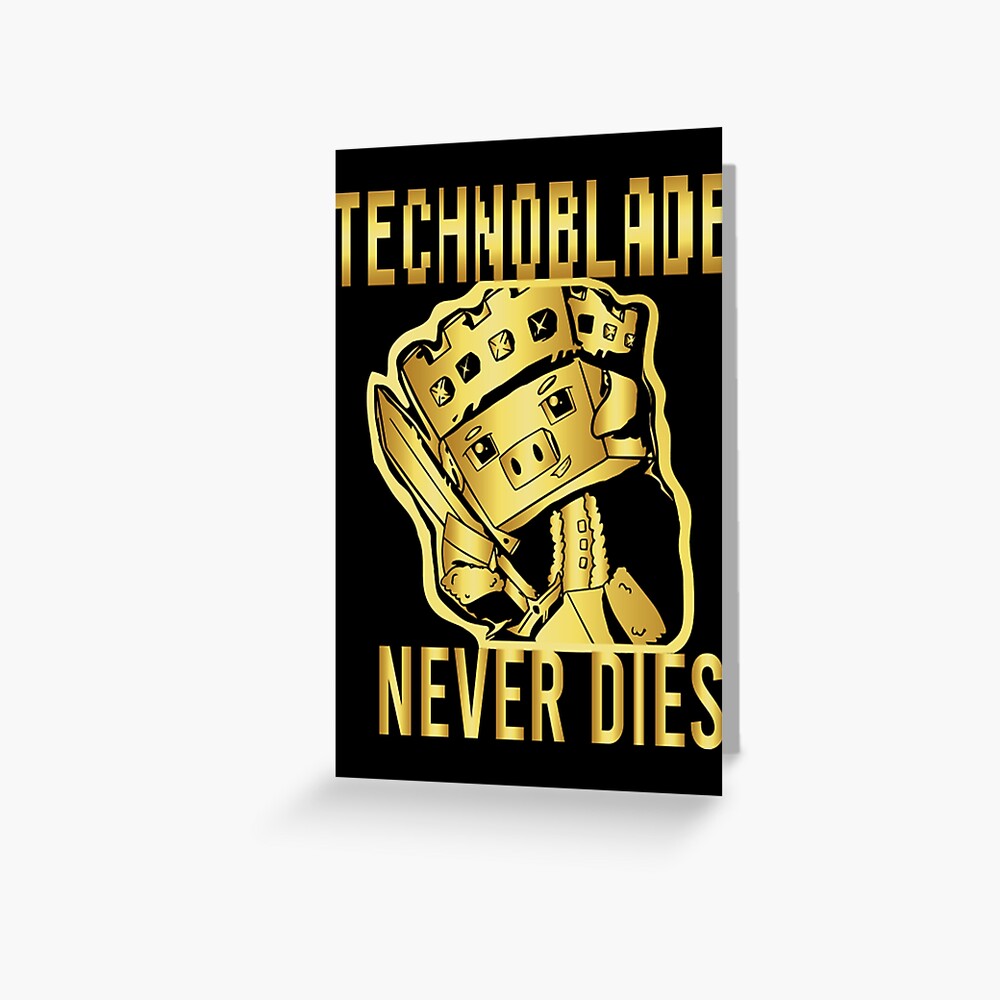 Technoblade Never Dies Golden Pullover Hoodie for Sale by Joanna-Asia