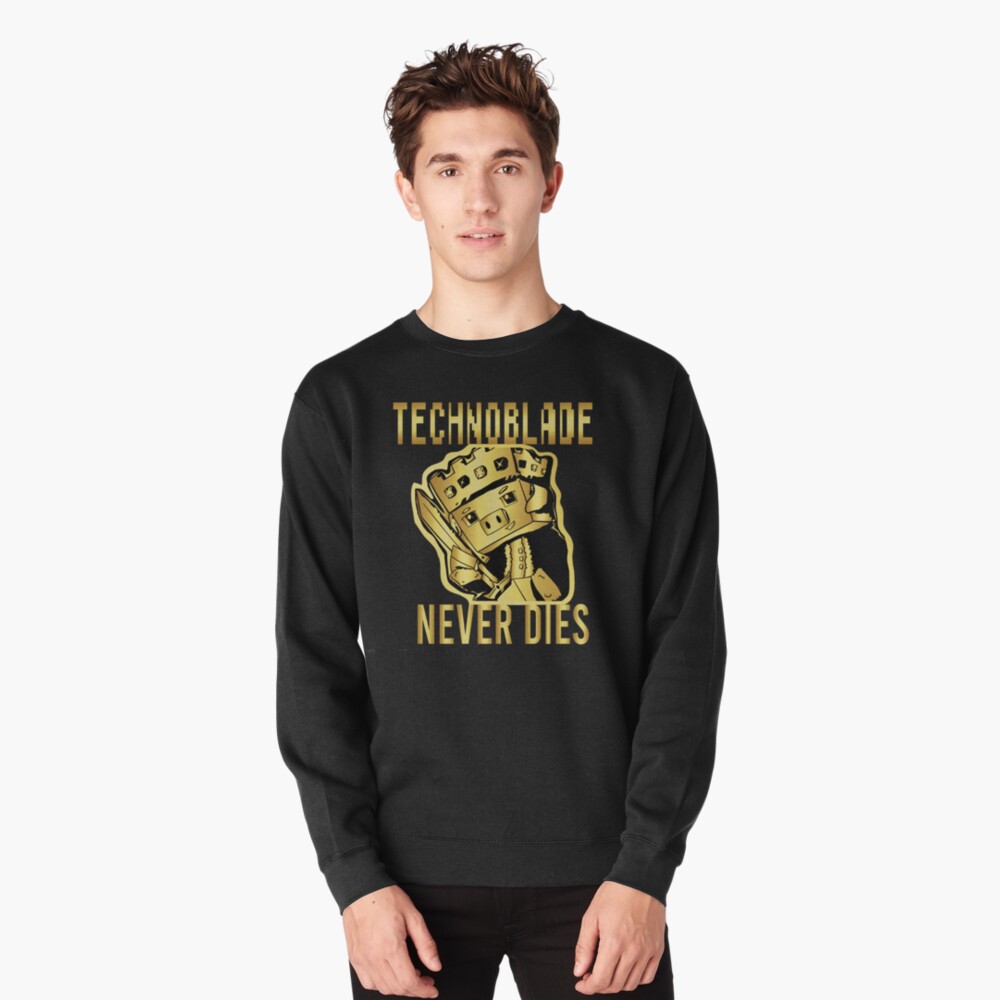 Technoblade Never Dies Golden Pullover Hoodie for Sale by Joanna-Asia