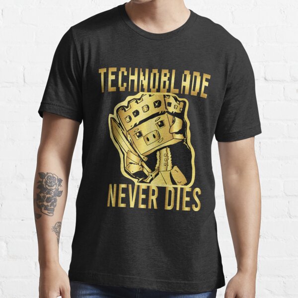 Technoblade never dies - Retro style technoblade merch cosplay - Technoblade  merch - Dream Smp merch Shower Curtain by TeamDzShirts - Pixels