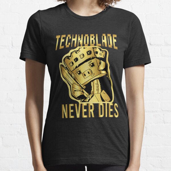 Technoblade Never Dies Funny Meme T-Shirt : Clothing, Shoes & Jewelry 