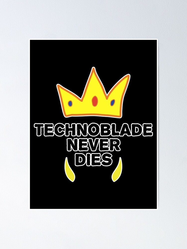 Technoblade Never Dies Golden Pullover Hoodie for Sale by Joanna-Asia