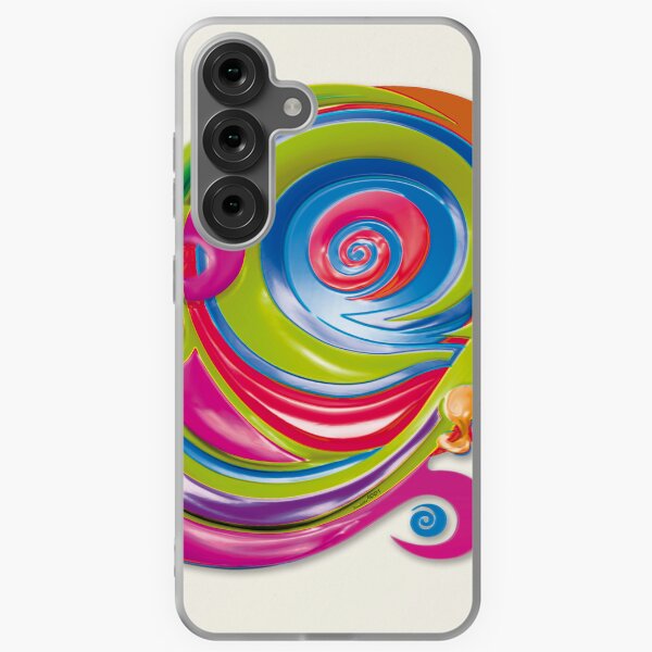 Brunhildes 1001 Musen: pop-art-color-cloud - pink-violet-green-blue-red-orange Samsung Galaxy Flexible Hülle