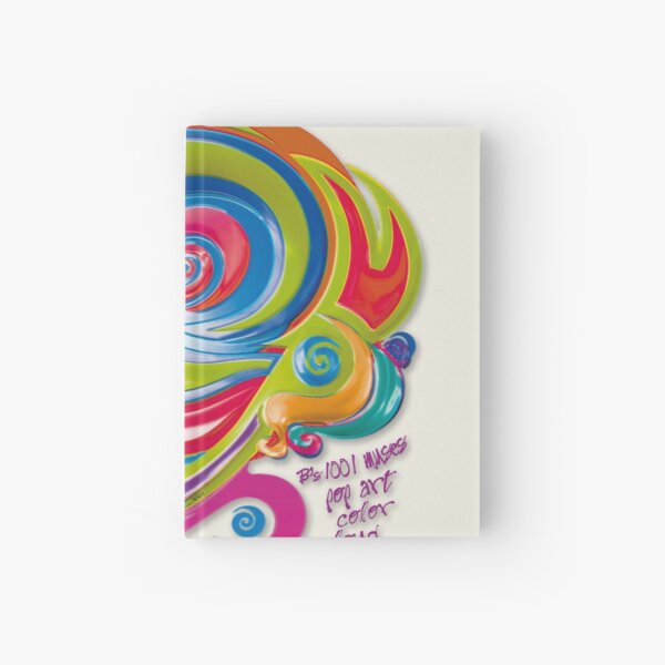 Brunhildes 1001 Musen: pop-art-color-cloud - pink-violet-green-blue-red-orange Notizbuch