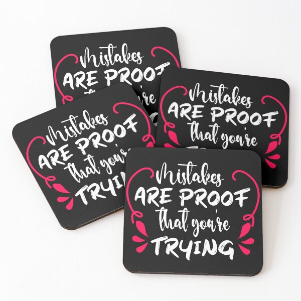 Item preview, Mistakes are proof youre trying 3 designed and sold by Escapene.