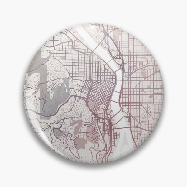 Item preview, Portland Map, Portland City, Portland Oregon designed and sold by TheRedFinch.