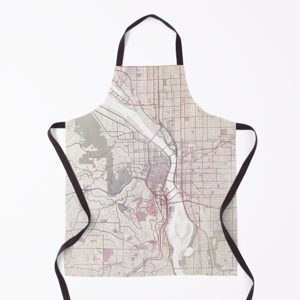 Item preview, Portland Map, Portland City, Portland Oregon designed and sold by TheRedFinch.