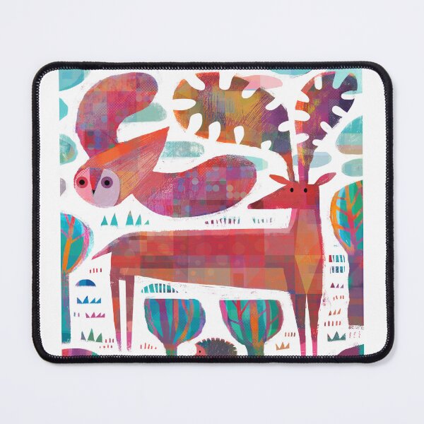 Item preview, Owl, Deer and Hedgehog designed and sold by gklucas.