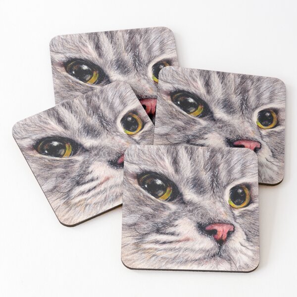 Item preview, British Longhair Cat beautiful face designed and sold by Shirley Li.