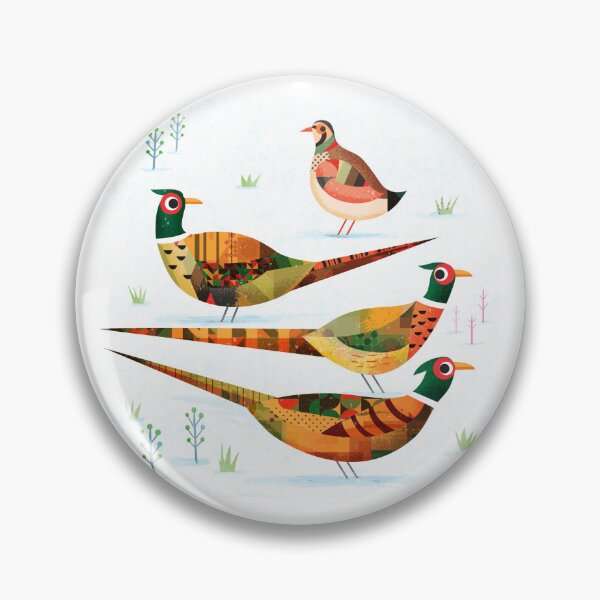 Item preview, Three Pheasants and a Partridge designed and sold by gklucas.