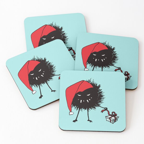 Item preview, Cute Goth Christmas Bug With Present designed and sold by Boriana Giormova.