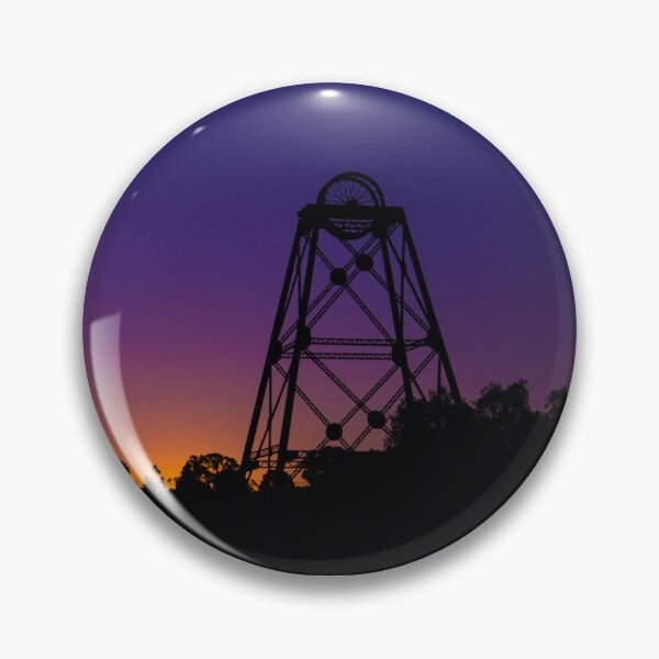 Item preview, The Poppethead Silhouette at Sunset #2 - Bendigo, Victoria designed and sold by Steven Jodoin.