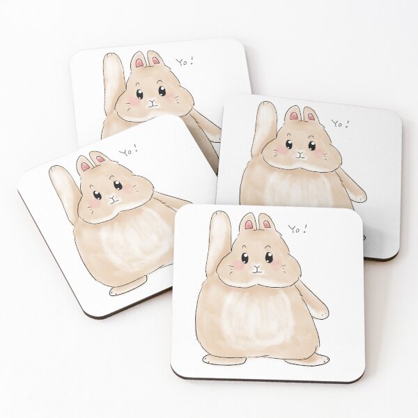 Item preview, Yo ! Fat Bunny Rabbit _ By Bunniesmee  designed and sold by bunniesmee.