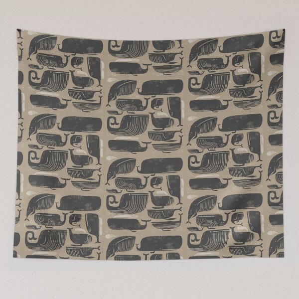 Item preview, Sepia Whales designed and sold by gklucas.