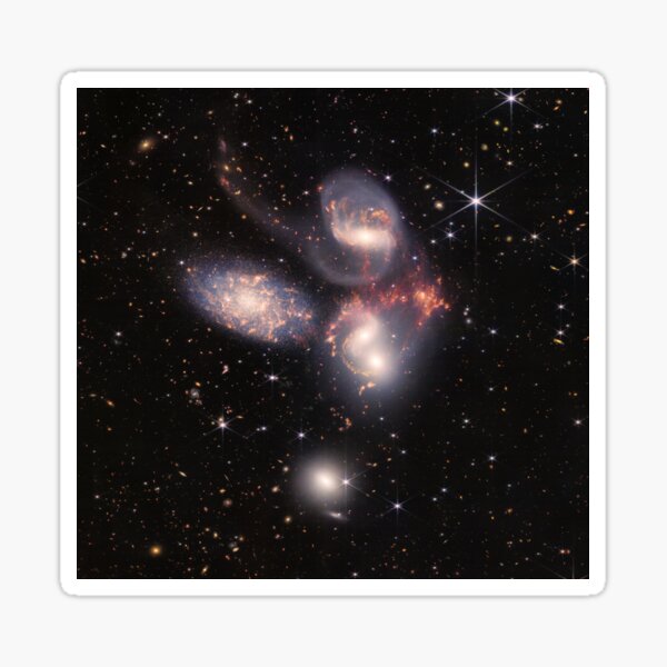 Item preview, New James Webb Telescope "Stephan's Quintet" Ultra High Res designed and sold by DigitalDesgin.