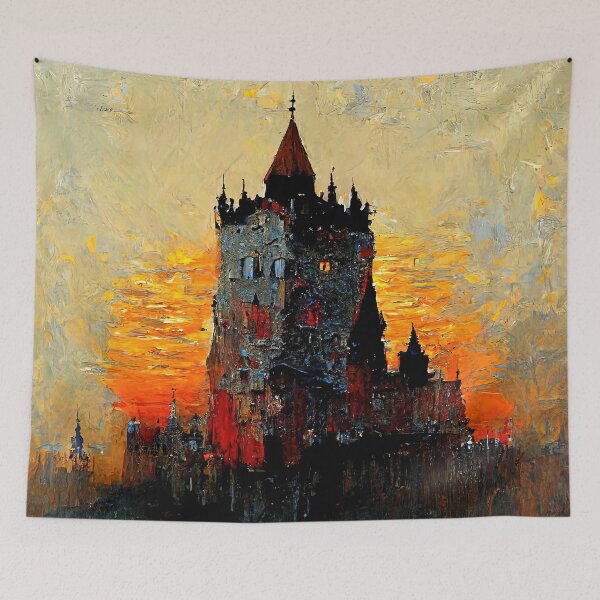 Item preview, Gothic Sunset designed and sold by AM FineArtPrints.