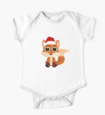 Christmas Fox One Piece - Short Sleeve