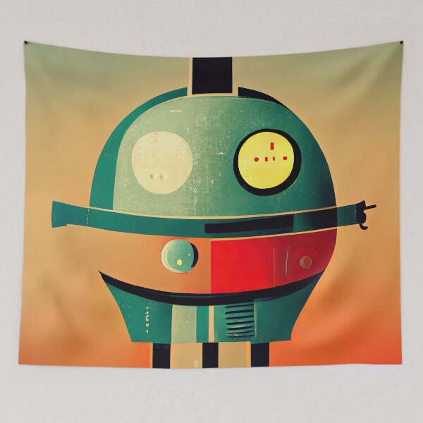 Item preview, Retro-Futurist Robot designed and sold by AM FineArtPrints.