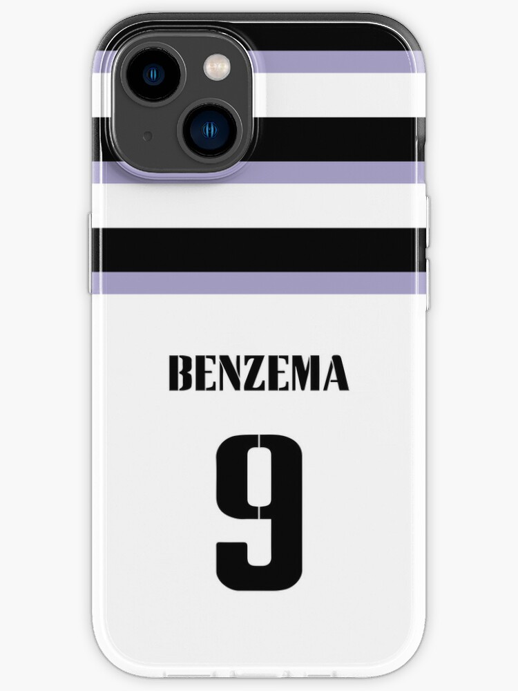 Blue Real Madrid Jersey Series Karim Benzema iPhone Case for Sale by  farqaleitart