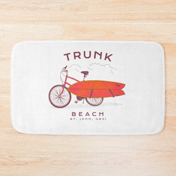 Item preview, Trunk Bay Beach St. John USVI Vintage Surfer designed and sold by earth-sky-and-i.