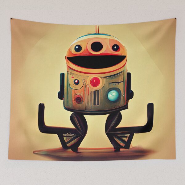 Item preview, Retro-Futurist Robot designed and sold by AM FineArtPrints.