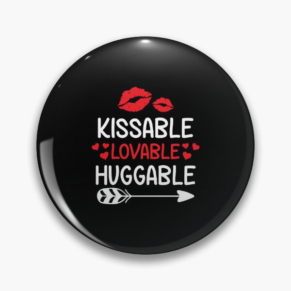 Item preview, Valentine Clothes Gift for Him Her Kissable Lovable Huggable designed and sold by haselshirt.