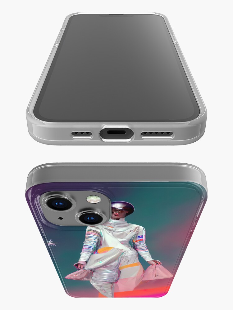 Alternate view of Futuristic Space Age Fashion Concept iPhone Case