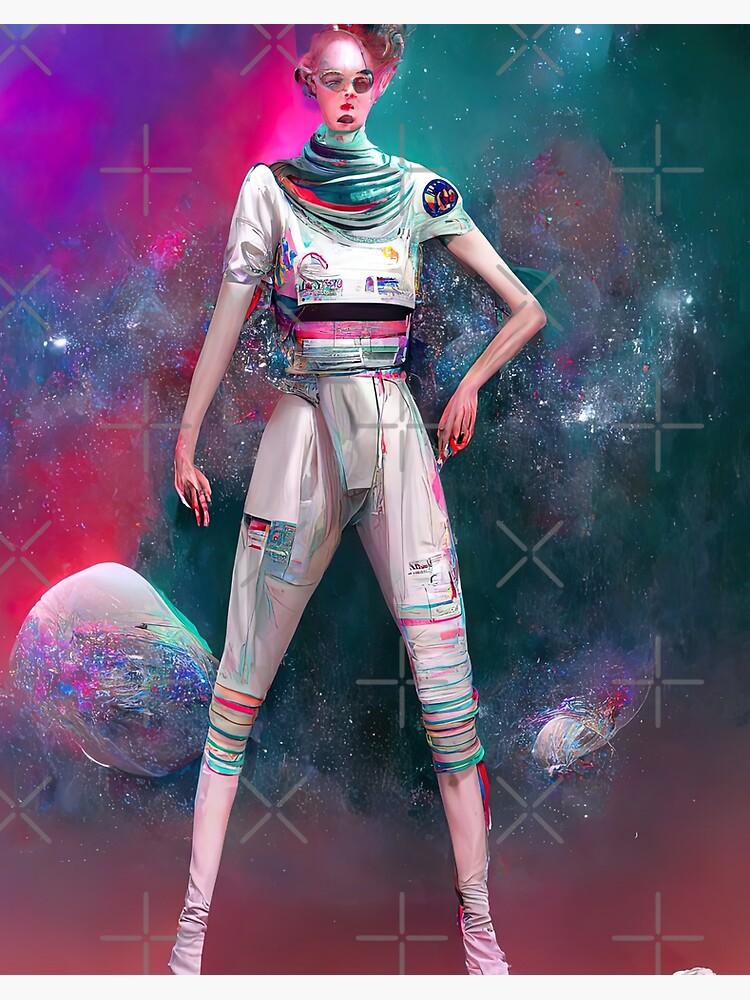 Futuristic Space Age Fashion Concept | Art Print