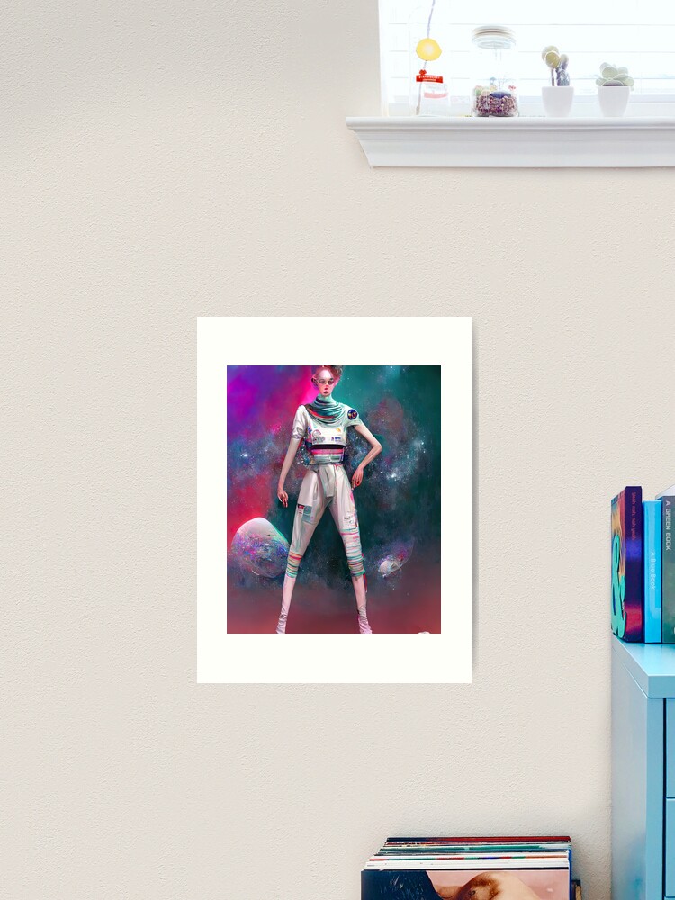 Futuristic Space Age Fashion Concept Art Print for Sale by AVisionInPink