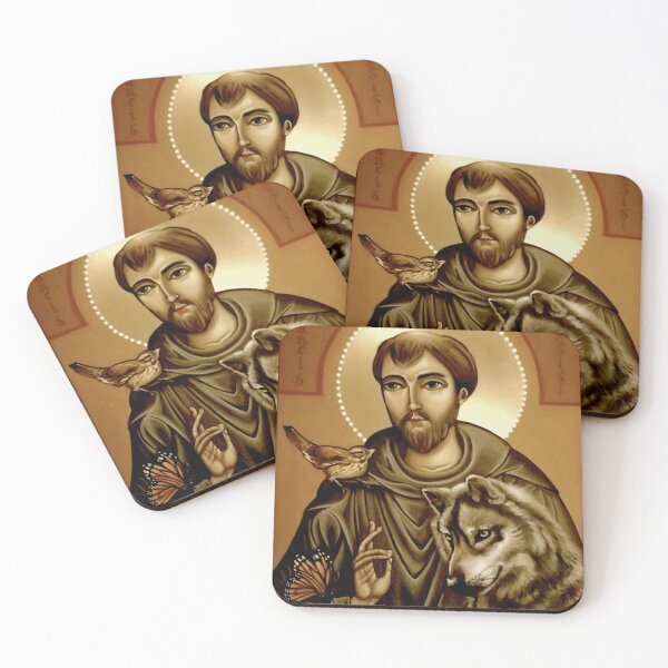 Item preview, Wolf of Gubbio by Olga Bileski designed and sold by ikon-olga.