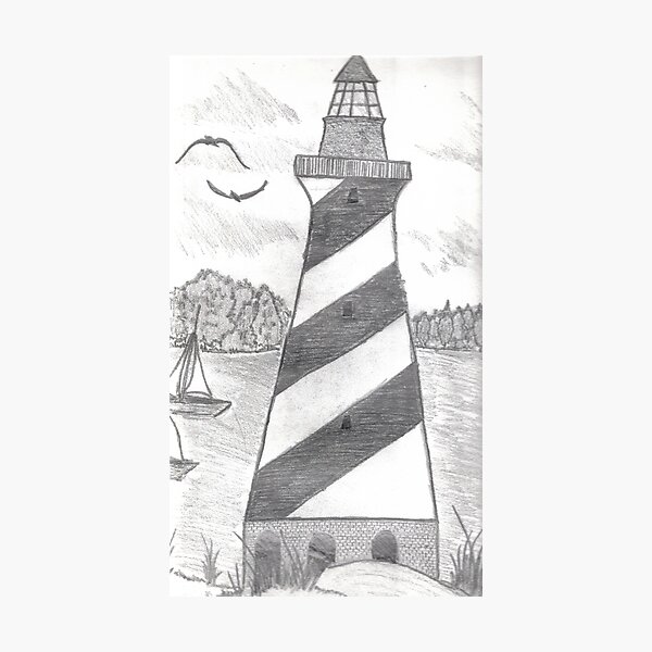 HATTERAS LIGHTHOUSE Photographic Print