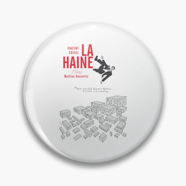 Item preview, La Haine (Hate) Vincent Cassel,  Mathieu Kassovitz, alternative movie , 1995 french film about designed and sold by IndieFoxandMoo.