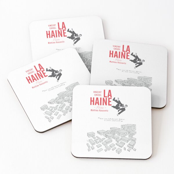 Item preview, La Haine (Hate) Vincent Cassel,  Mathieu Kassovitz, alternative movie , 1995 french film about designed and sold by IndieFoxandMoo.