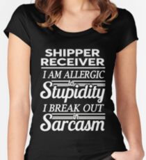 SHIPPER RECEIVER Women's Fitted Scoop T-Shirt