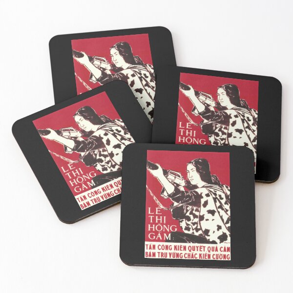 Item preview, Le Thi Hong Gam_ Attack and Kill Enemy Directly Vintage Vietnam War Propaganda   designed and sold by IndieFoxandMoo.